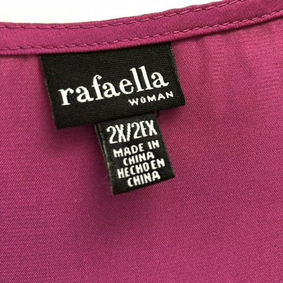 Rafaella Woman | Purple Sleeveless Top - Picture 3 of 6
